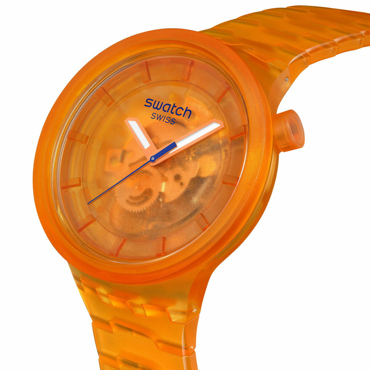 swatch スウォッチ 腕時計 メンズ レディース オリジナルズ ビッグボールド バイオソース BIG BOLD BIOSOURCED ORANGE JOY SB05O103【2024 新作】