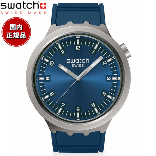 swatch スウォッチ 腕時計 メンズ レディース ビッグボールド BIG BOLD INDIGO HOUR SB07S102