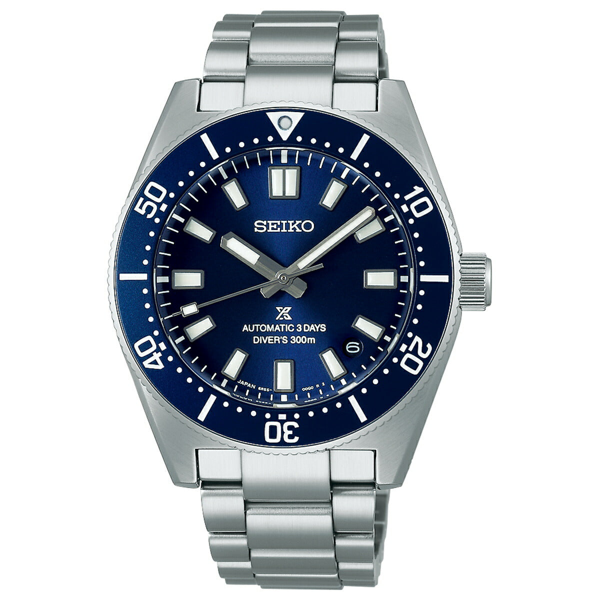 極美品　稼働⭐️SEIKO 腕時計　クロノグラフ　シルバー　青文字盤　メンズ セイコー プロスペックス SEIKO PROSPEX メカニカルダイバーズ 自動
