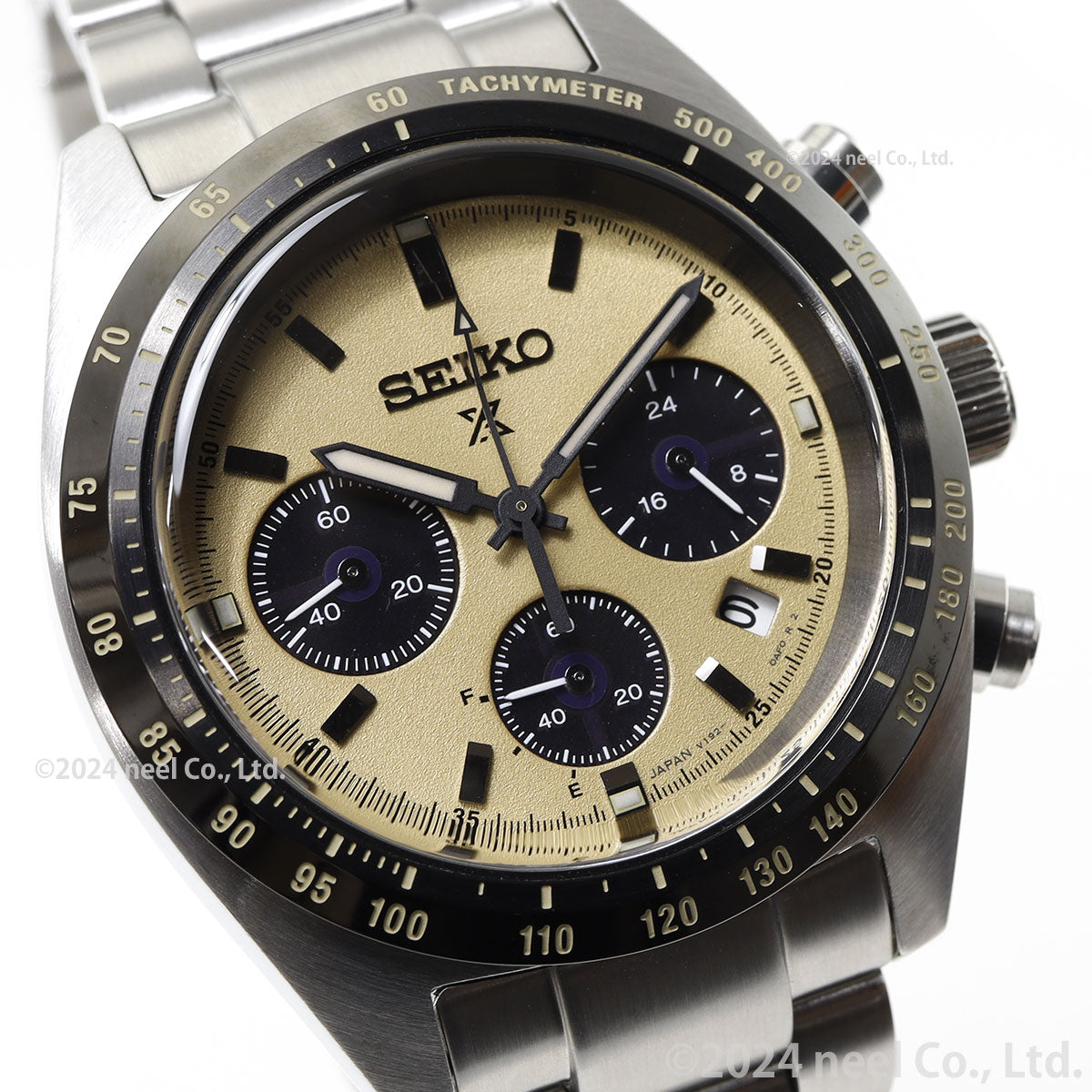 セイコー プロスペックス SBDL089 SPEEDTIMER スピードタイマー ソーラー クロノグラフ メンズ 腕時計 ベージュ 日本製 SEIKO PROSPEX