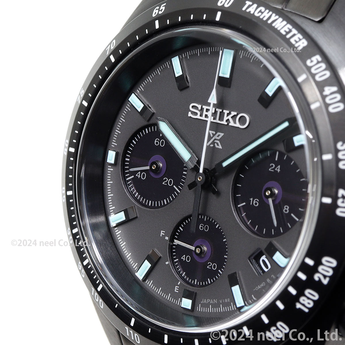 セイコー プロスペックス SBDL103 スピードタイマー ソーラー クロノグラフ メンズ 腕時計 オールブラック 日本製 SEIKO PROSPEX SPEEDTIMER