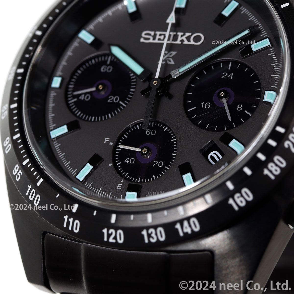 セイコー プロスペックス SBDL103 スピードタイマー ソーラー クロノグラフ メンズ 腕時計 オールブラック 日本製 SEIKO PROSPEX SPEEDTIMER