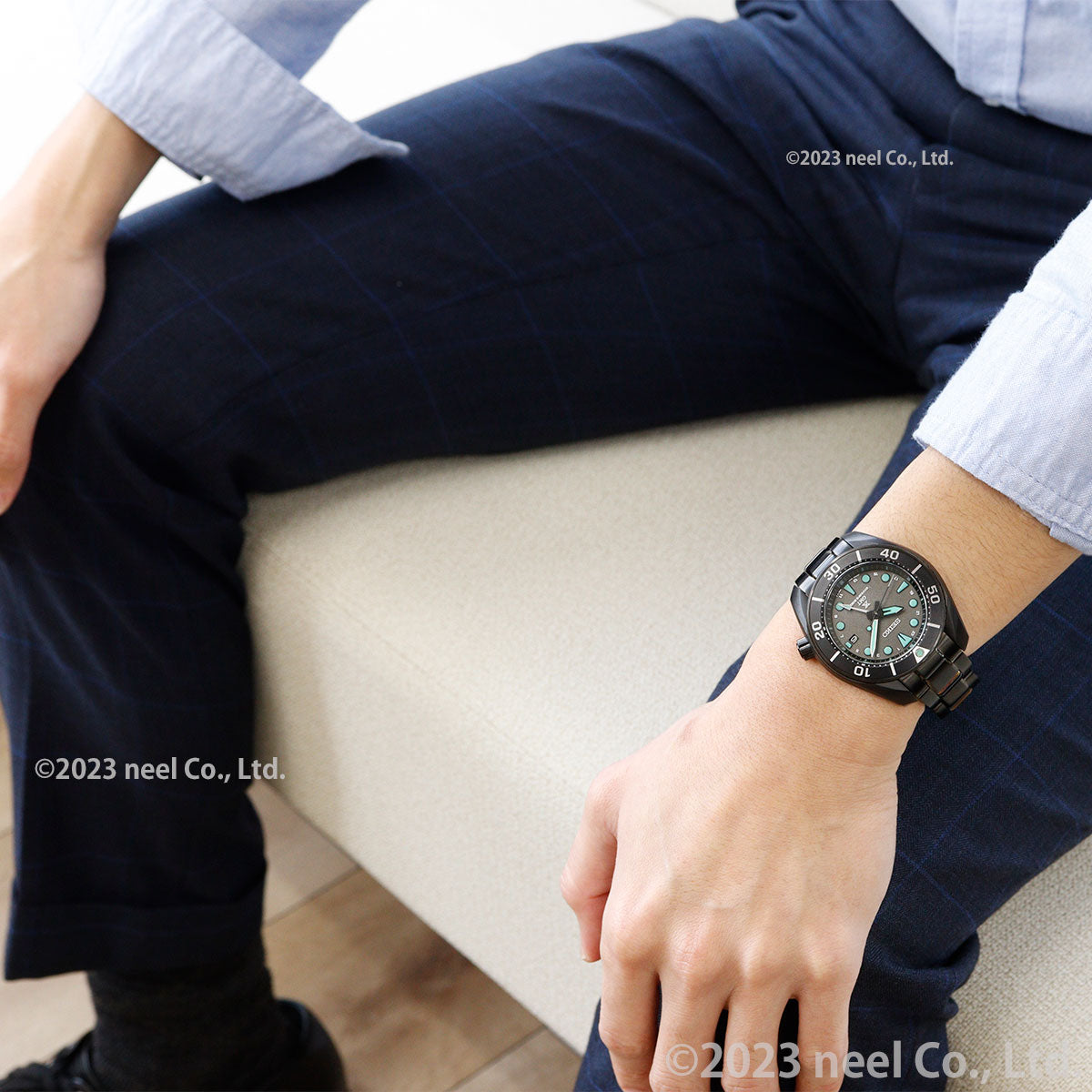 セイコー プロスペックス SEIKO PROSPEX ダイバースキューバ ソーラー 腕時計 メンズ SBPK007 The Black Series Night Vision