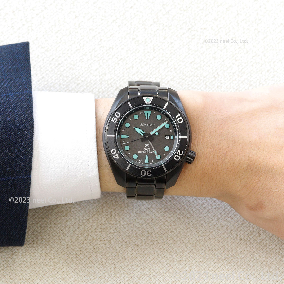 セイコー プロスペックス SEIKO PROSPEX ダイバースキューバ ソーラー 腕時計 メンズ SBPK007 The Black Series Night Vision