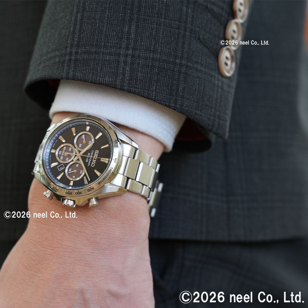 セイコー セレクション SEIKO SELECTION ソーラー 腕時計 メンズ クロノグラフ SBPY183【2026 新作】