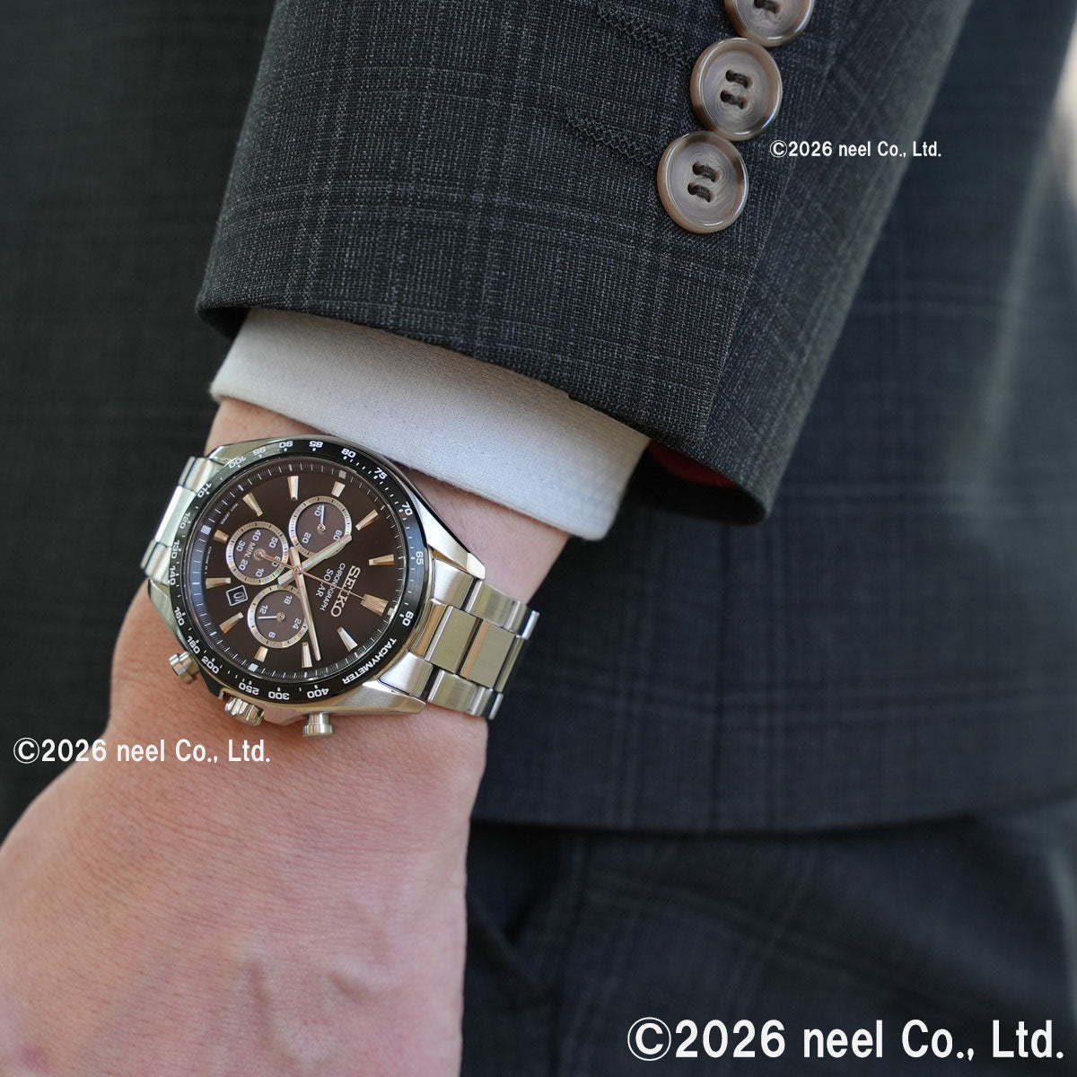 セイコー セレクション SEIKO SELECTION ソーラー 腕時計 メンズ クロノグラフ SBPY185【2026 新作】
