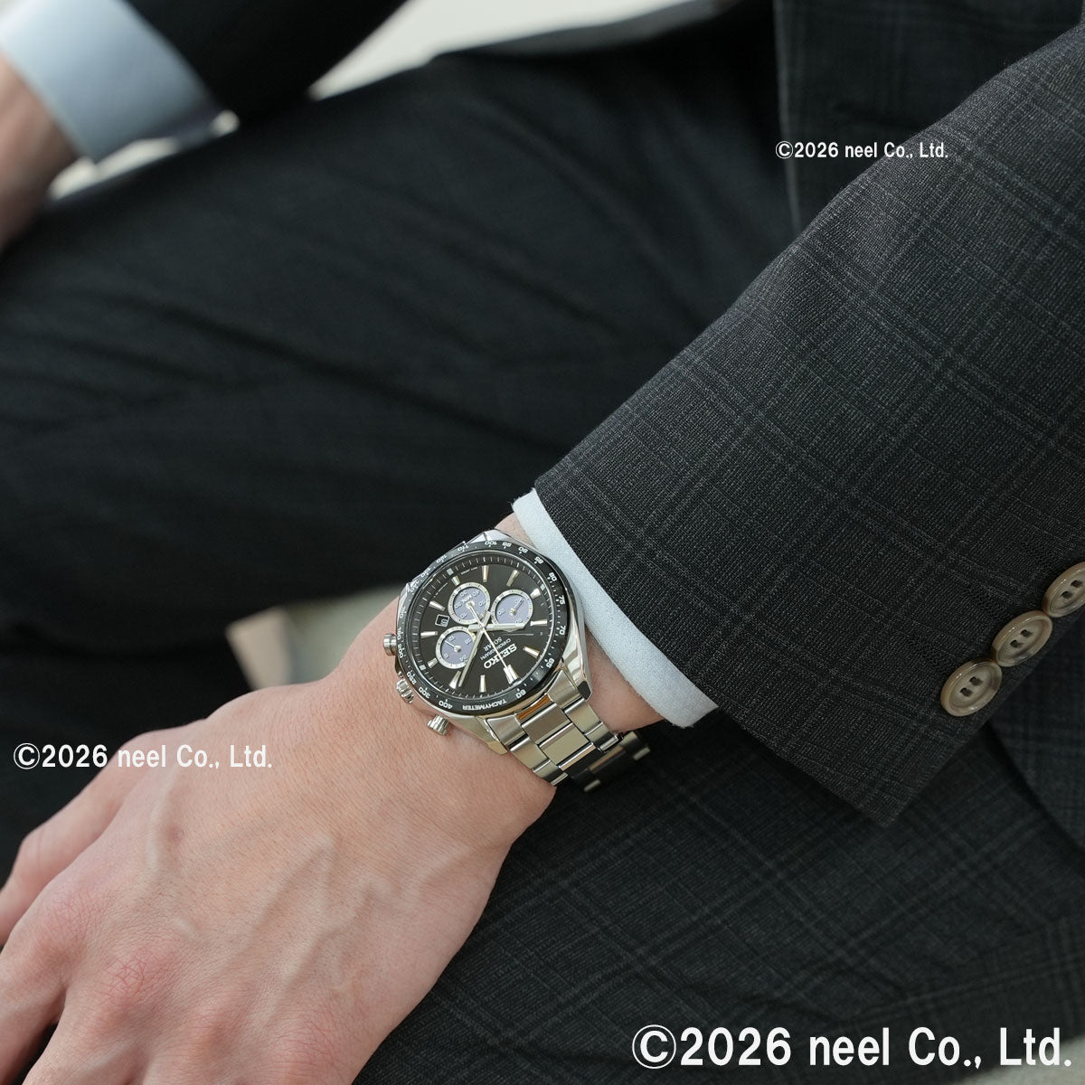セイコー セレクション SEIKO SELECTION ソーラー 腕時計 メンズ クロノグラフ SBPY185【2026 新作】