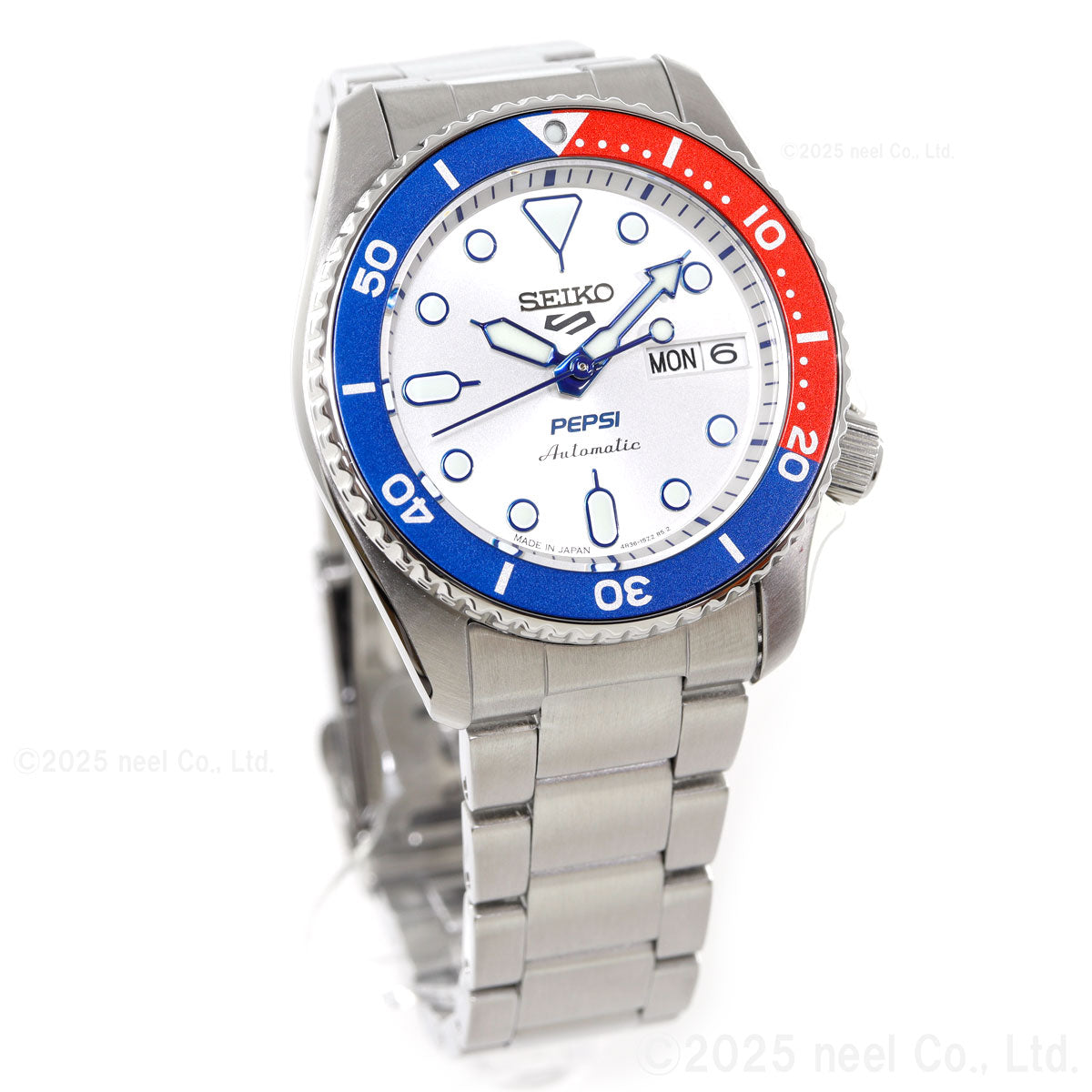 セイコー5 スポーツ SEIKO 5 SPORTS 自動巻き メカニカル ペプシ PEPSI コラボ限定 腕時計 メンズ セイコーファイブ スポーツ SKX Series SBSA319【2025 新作】