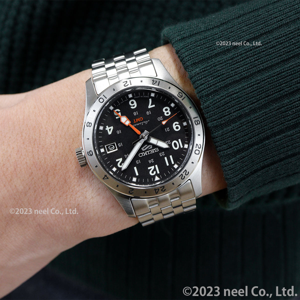 セイコー5 スポーツ SEIKO 5 SPORTS 自動巻き メカニカル 腕時計 メンズ セイコーファイブ フィールドスポーツ Field Sports GMT SBSC011