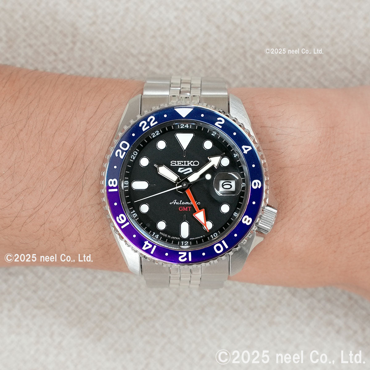 セイコー5 スポーツ SEIKO 5 SPORTS 自動巻き メカニカル 腕時計 メンズ セイコーファイブ スポーツ SKX GMT SBSC021【2025 新作】