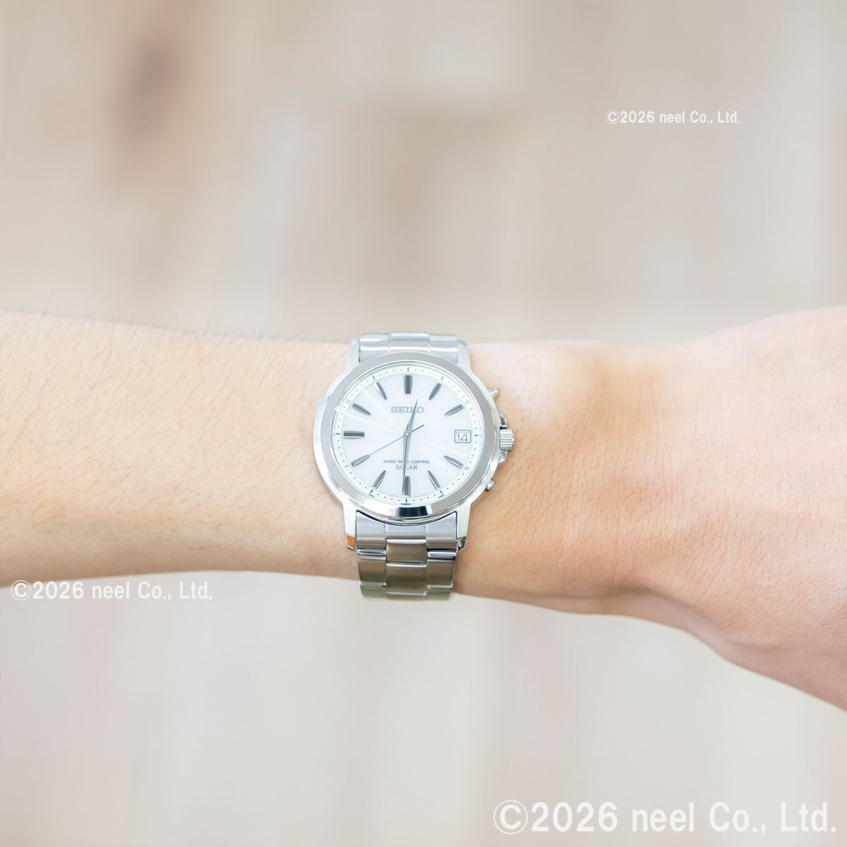 セイコー セレクション SEIKO SELECTION 電波 ソーラー 電波時計 腕時計 メンズ ペアウォッチ SBTM167