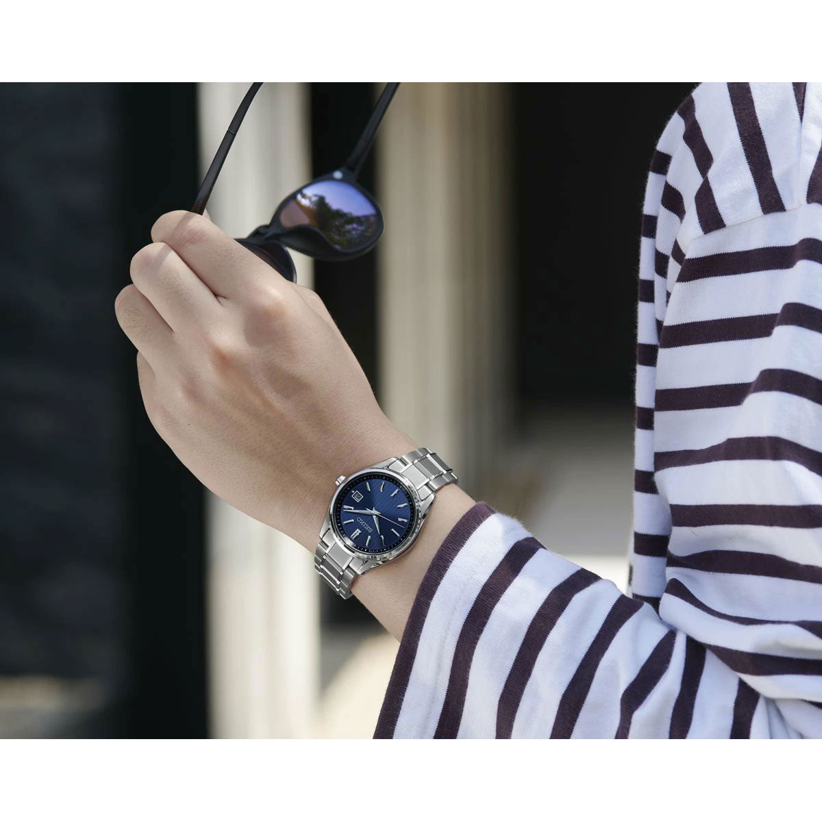 セイコー セレクション SEIKO SELECTION 電波 ソーラー 電波時計 流通限定モデル 腕時計 メンズ SBTM339 チタン