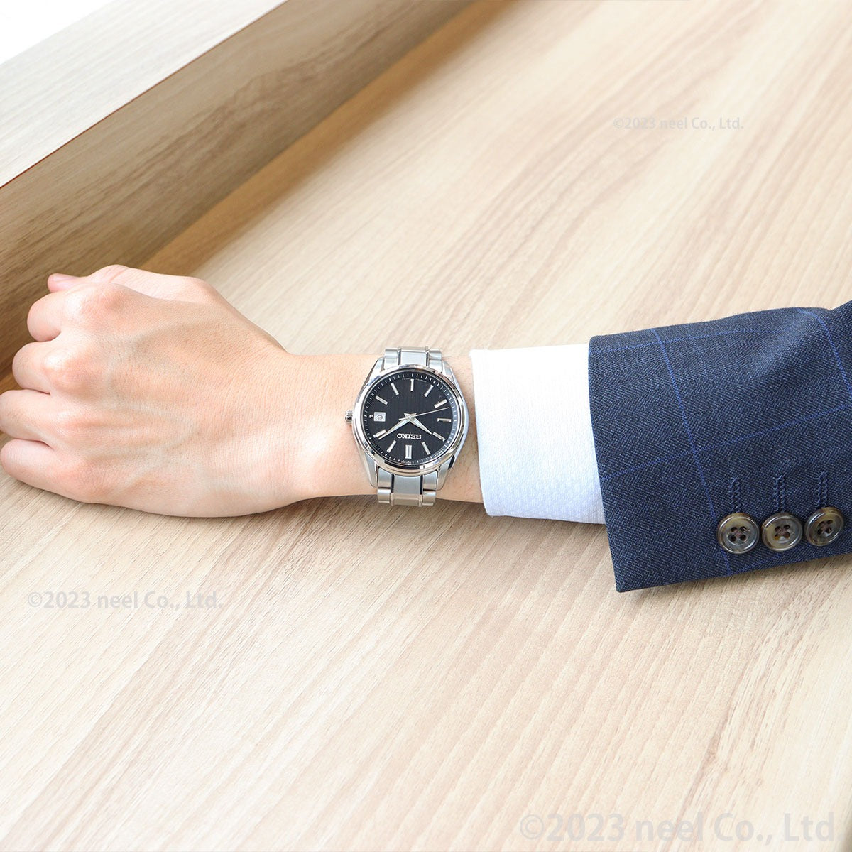 セイコー セレクション SEIKO SELECTION 電波 ソーラー 電波時計 流通限定モデル 腕時計 メンズ SBTM341 チタン