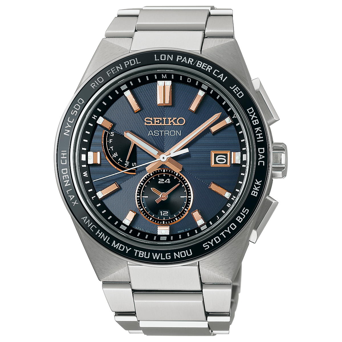 セイコー アストロン ネクスター SBXY053 NEXTER メンズ 腕時計 ソーラー 電波 ワールドタイム SEIKO ASTRON ノーヴァ NOVA チタン