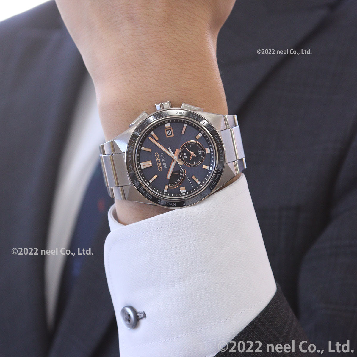 セイコー アストロン ネクスター SBXY053 NEXTER メンズ 腕時計 ソーラー 電波 ワールドタイム SEIKO ASTRON ノーヴァ NOVA チタン
