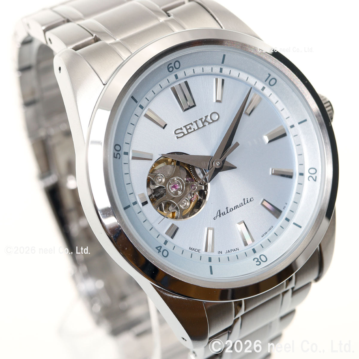 セイコー セレクション SEIKO SELECTION メカニカル 自動巻き 限定モデル 腕時計 メンズ SCVE065 Spring 2026 Limited Edition 水色【2026 新作】