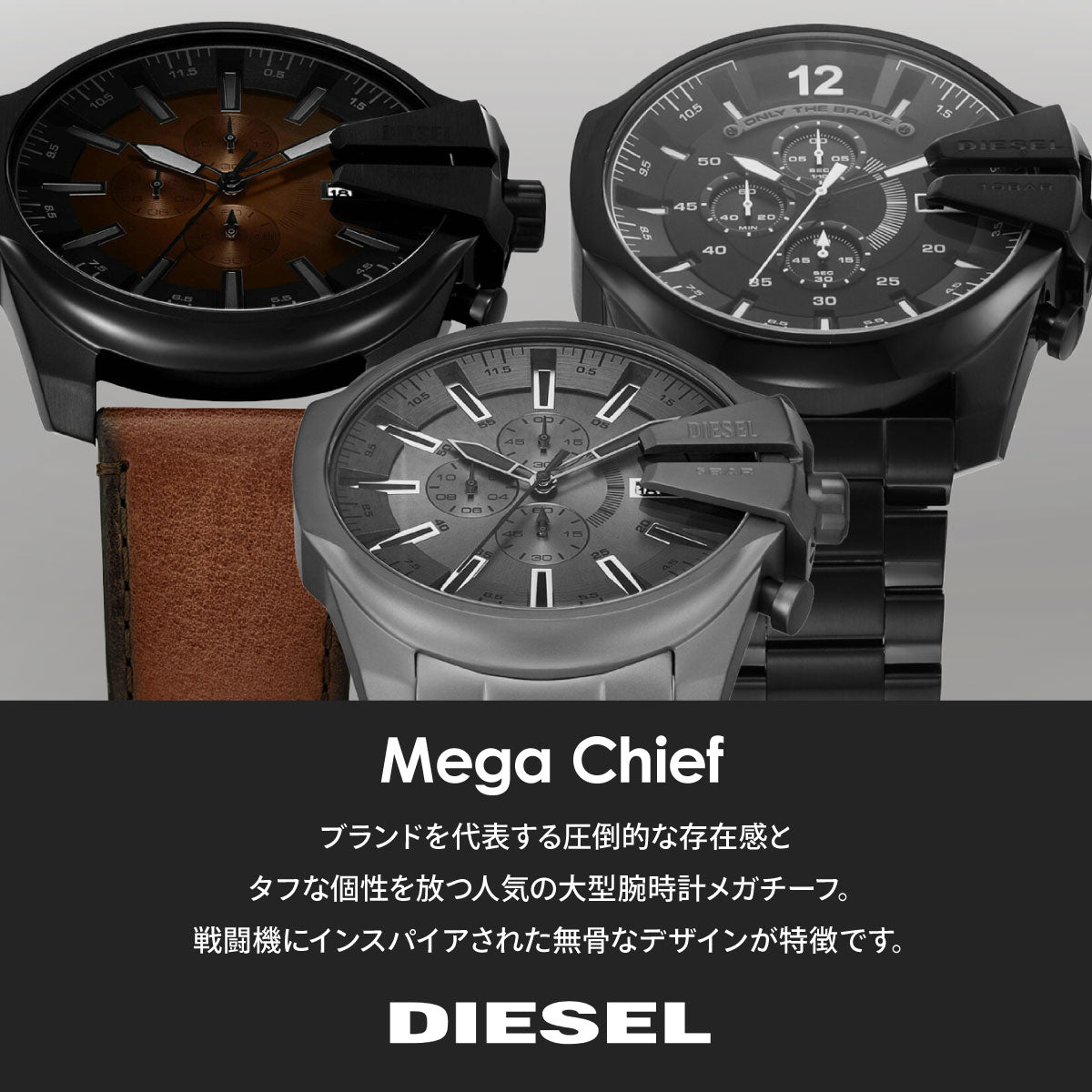 ディーゼル DIESEL 腕時計 メンズ クロノグラフ ステンレス DZ4283