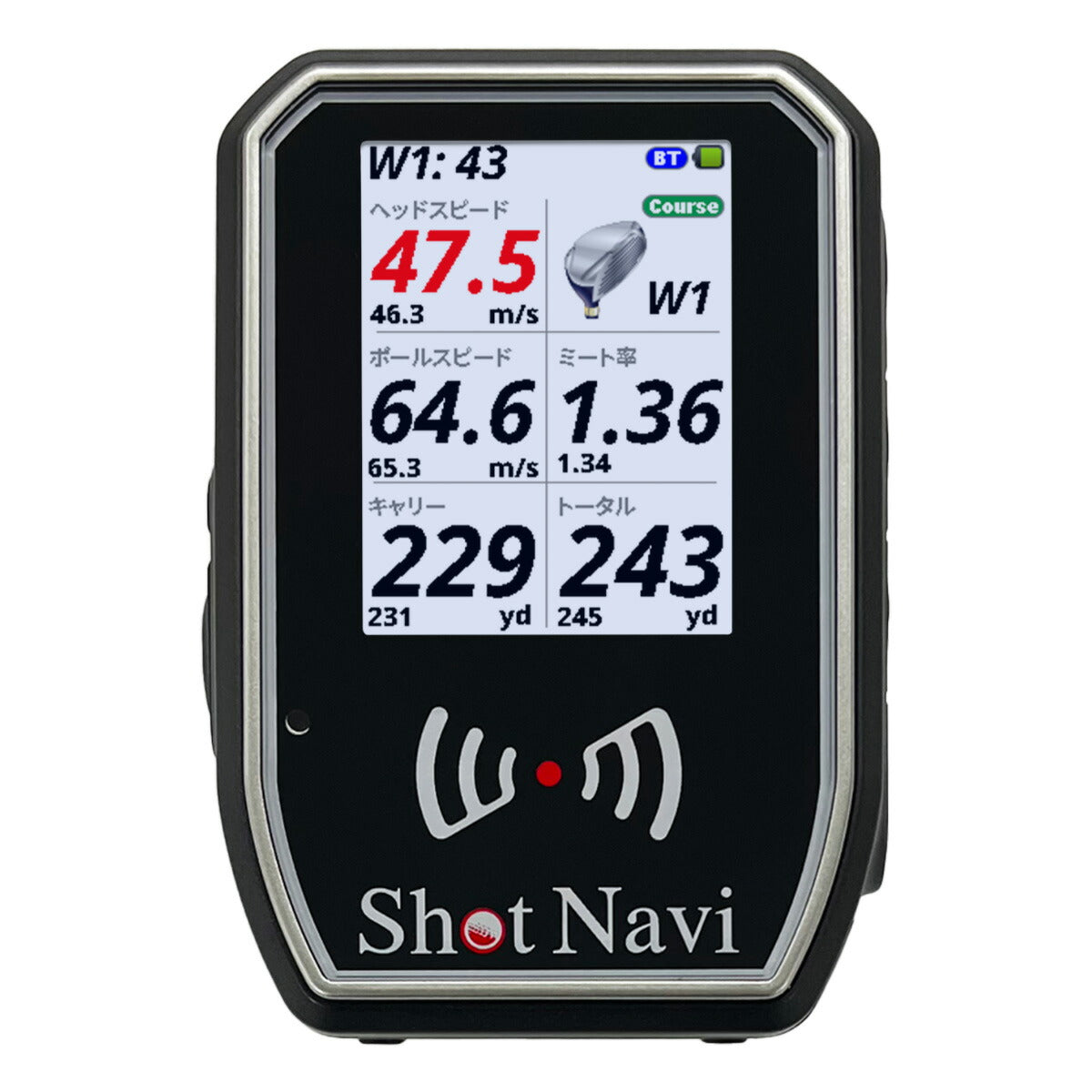 ショットナビ Shot Navi SHOTLYZER ショットライザー ゴルフ ポータブルスイングスピードモニター 距離測定器 距離計測器