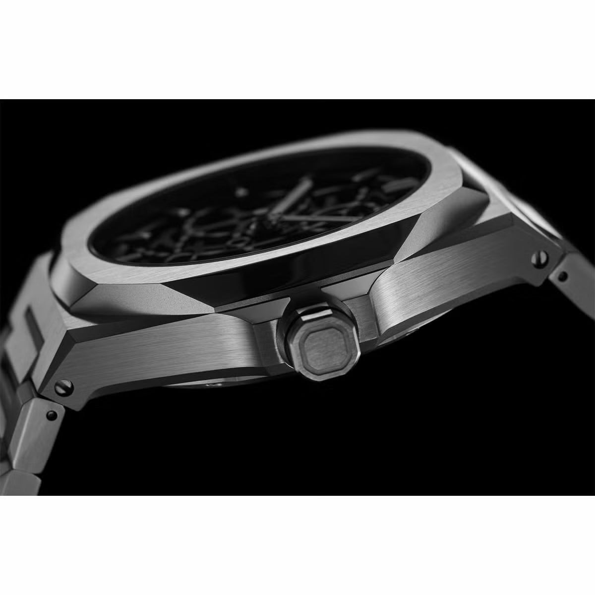 ディーワンミラノ D1 MILANO スケルトン リスタイリング オートマチック シルバー 腕時計 メンズ 自動巻き SKBJ10【60回分割手数料無料！】