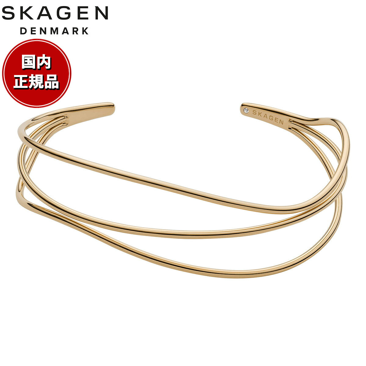 スカーゲン SKAGEN Kariana アクセサリー ブレスレット バングル ゴールドトーン レディース SKJ1216710