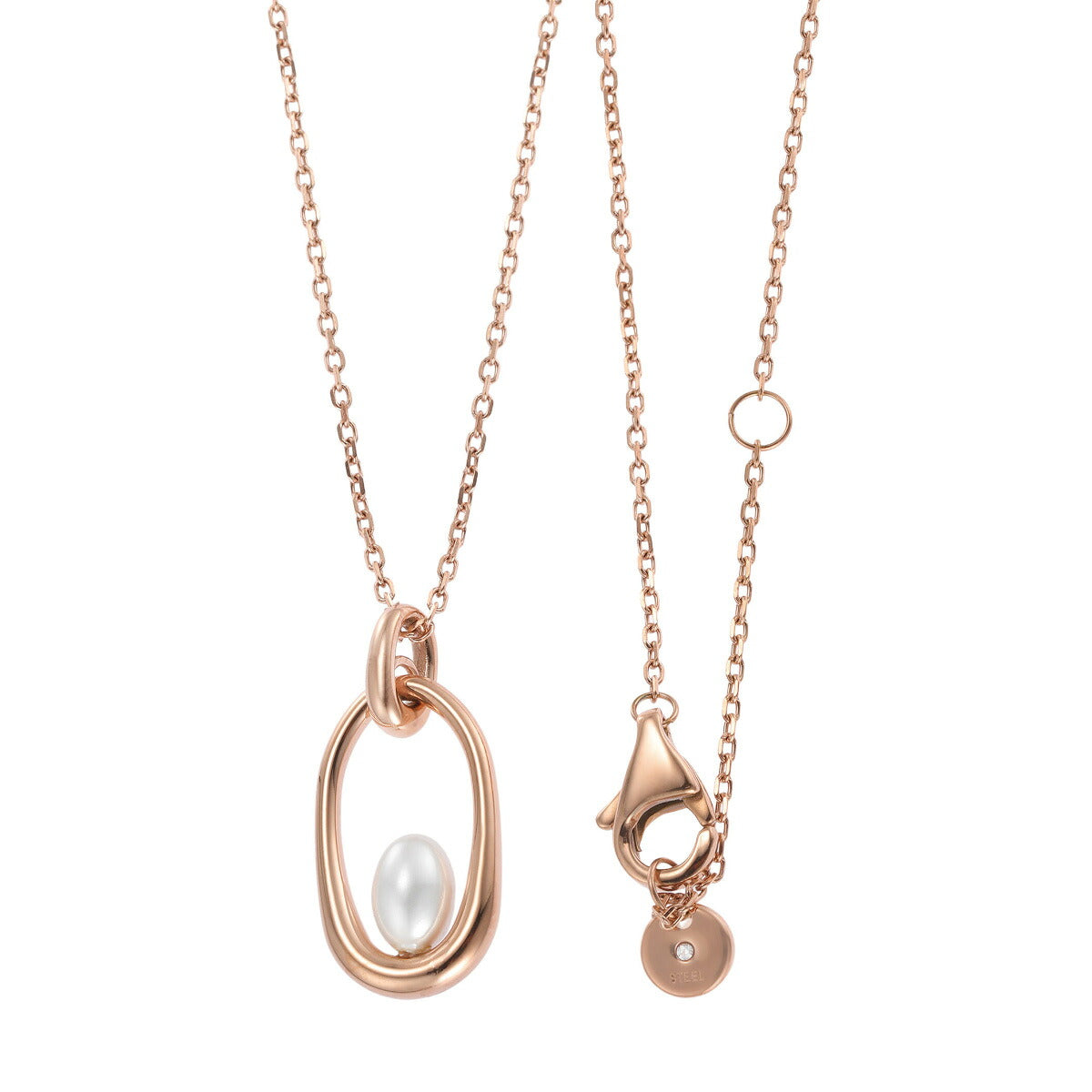 スカーゲン SKAGEN Agnethe Pearl アクセサリー ネックレス ペンダント ローズゴールドトーン レディース SKJ1749791