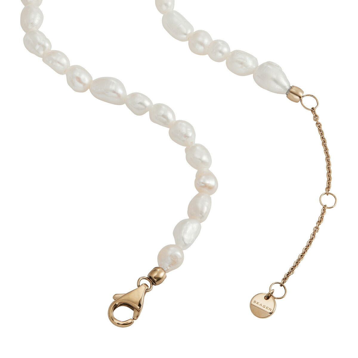 スカーゲン SKAGEN Agnethe Pearl アクセサリー ネックレス ゴールドトーン レディース SKJ1824710