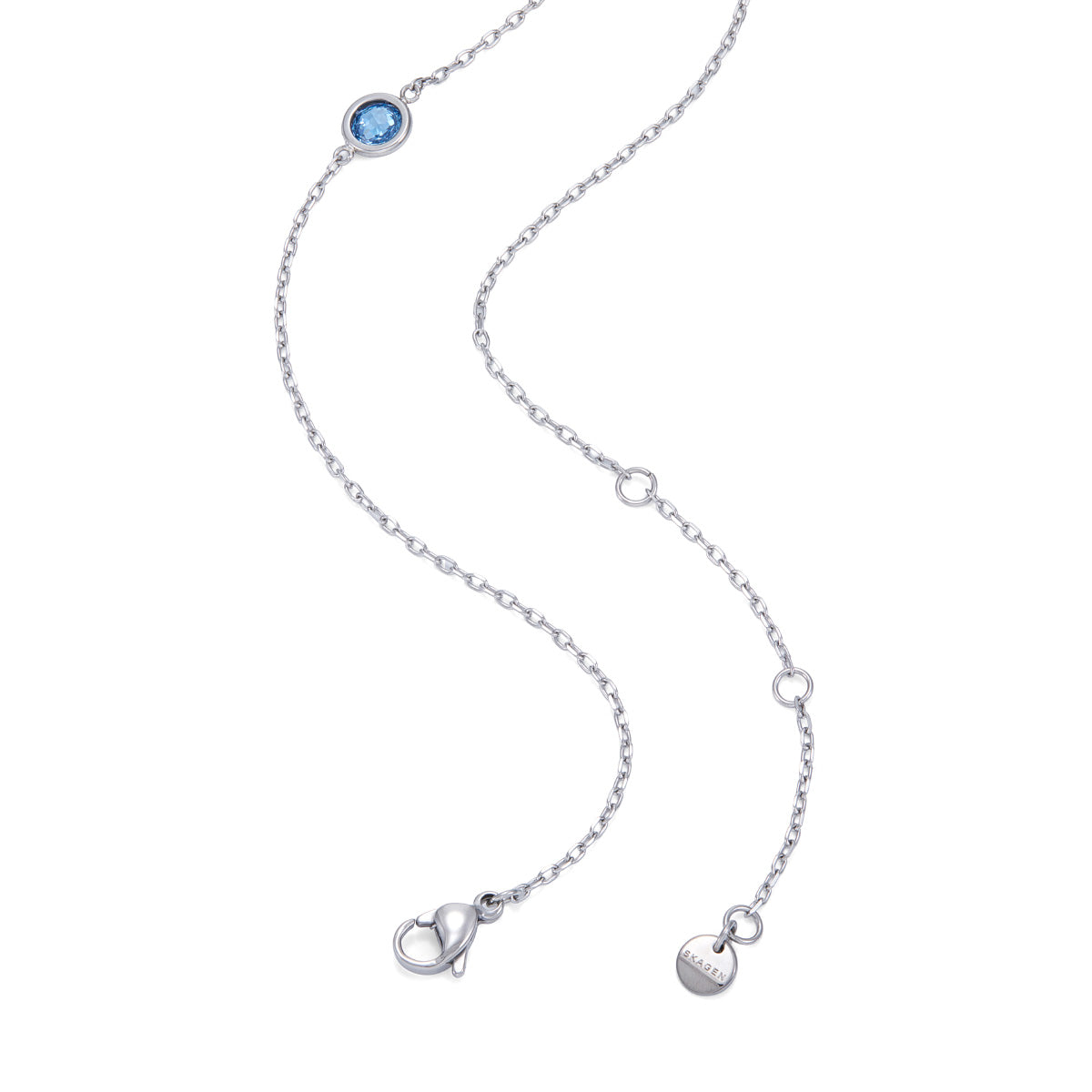 スカーゲン SKAGEN Sofie Sea Glass アクセサリー ネックレス シルバートーン レディース SKJ1907040