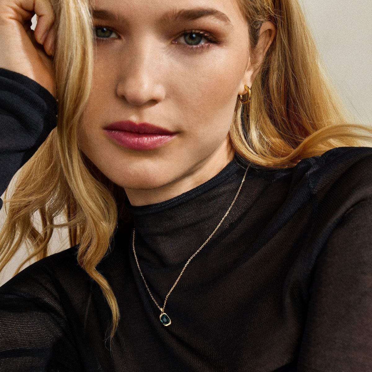 スカーゲン SKAGEN Sofie Sea Glass アクセサリー ネックレス ペンダント ゴールドトーン レディース SKJ1913710