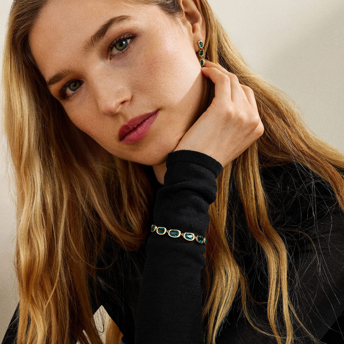 スカーゲン SKAGEN Sofie Sea Glass アクセサリー ブレスレット ゴールドトーン レディース SKJ1918710