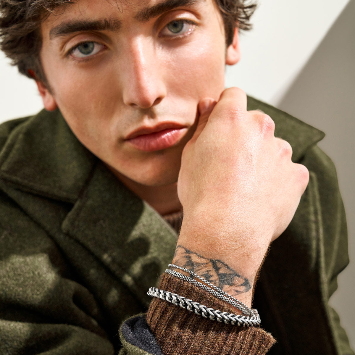 スカーゲン SKAGEN Tov Mesh アクセサリー ブレスレット シルバートーン メンズ SKJM0235040