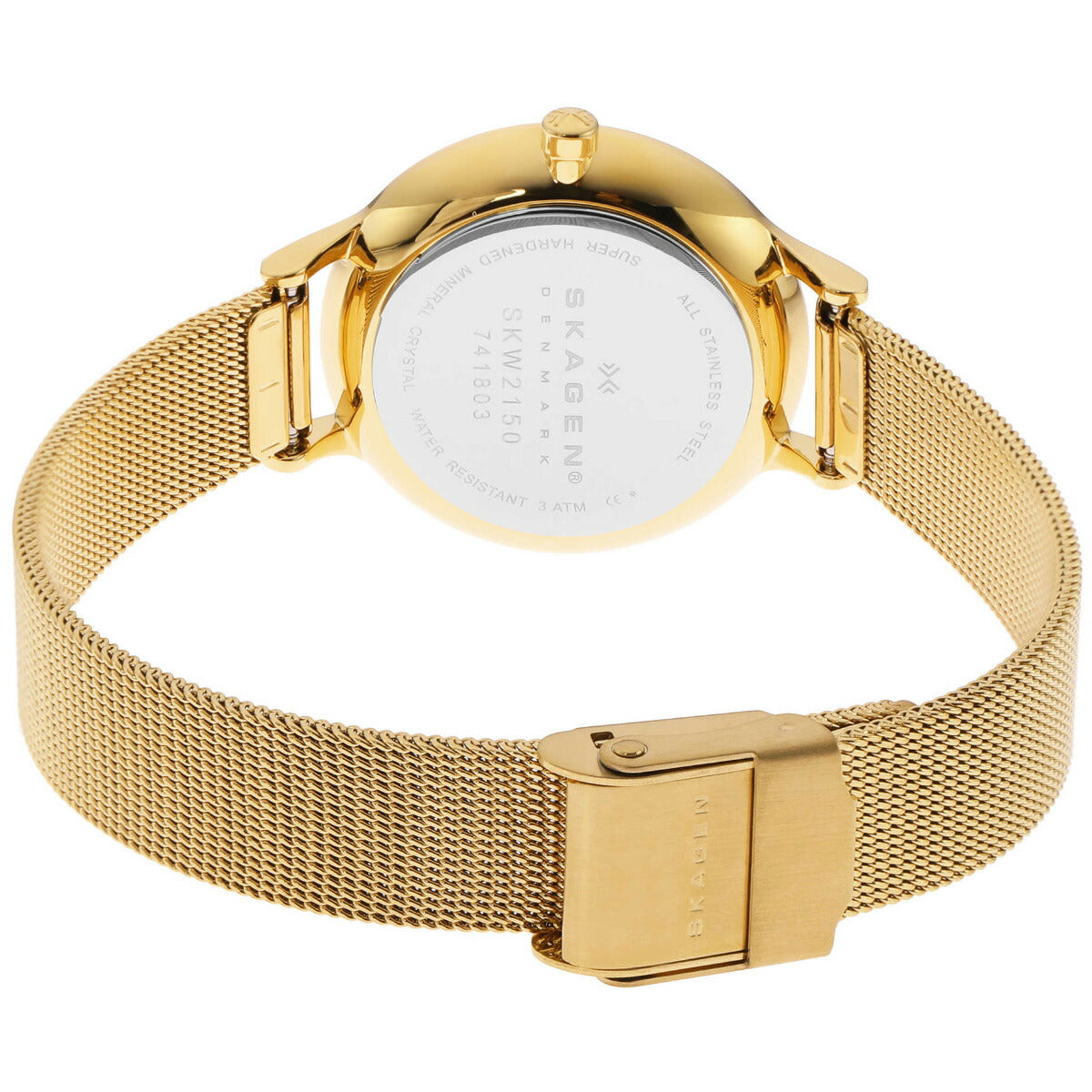スカーゲン SKAGEN 腕時計 レディース ANITA LILLE ゴールドトーン スチールメッシュウォッチ SKW2150