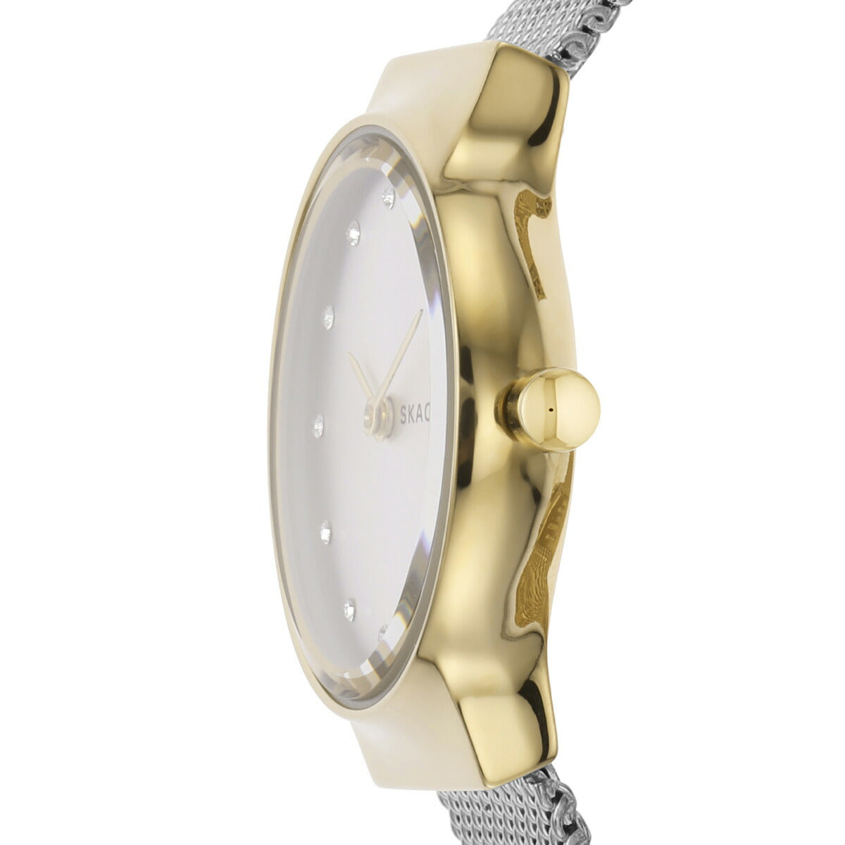 スカーゲン SKAGEN 腕時計 レディース FREJA LILLE ツートーン スチールメッシュウォッチ SKW2666