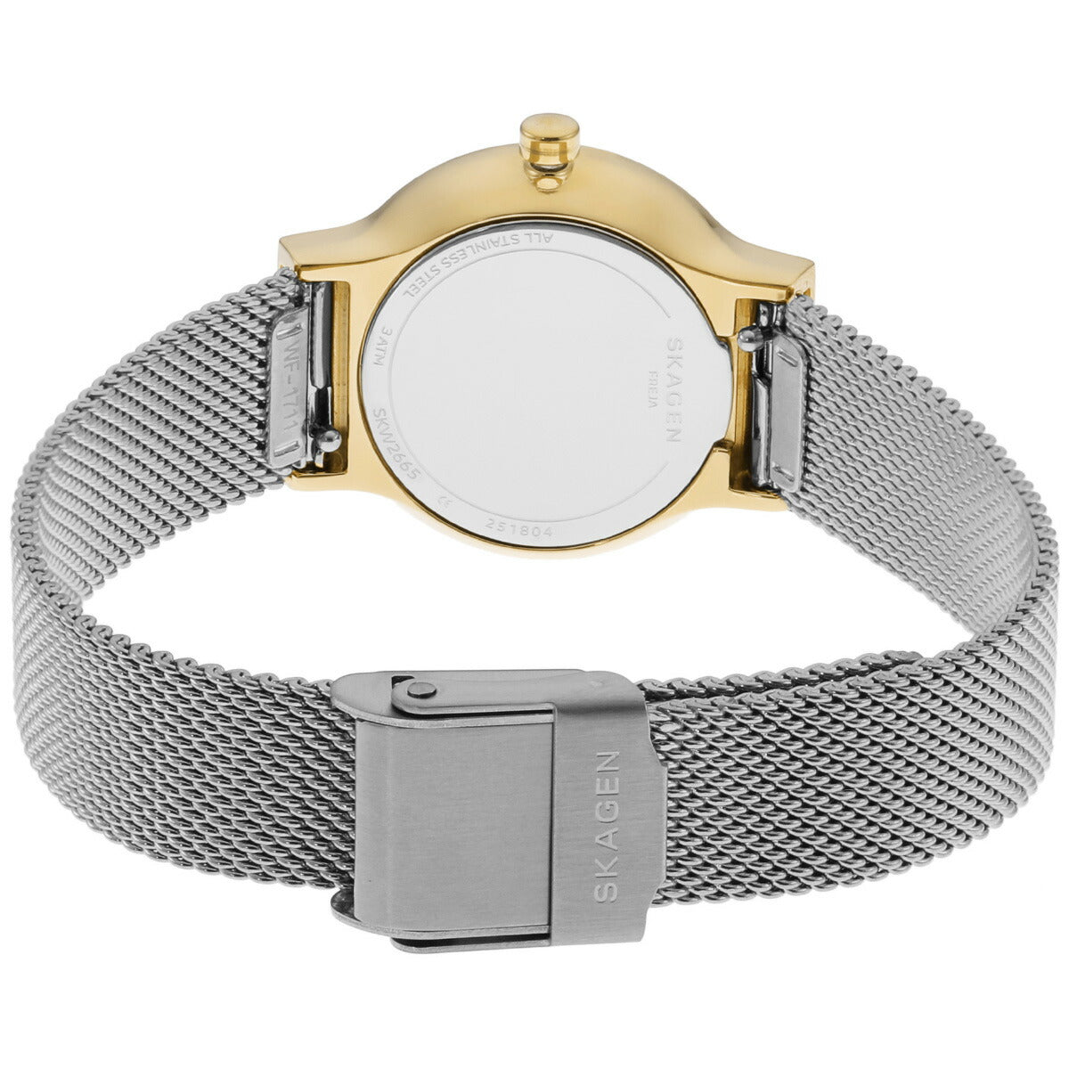 スカーゲン SKAGEN 腕時計 レディース FREJA LILLE ツートーン スチールメッシュウォッチ SKW2666