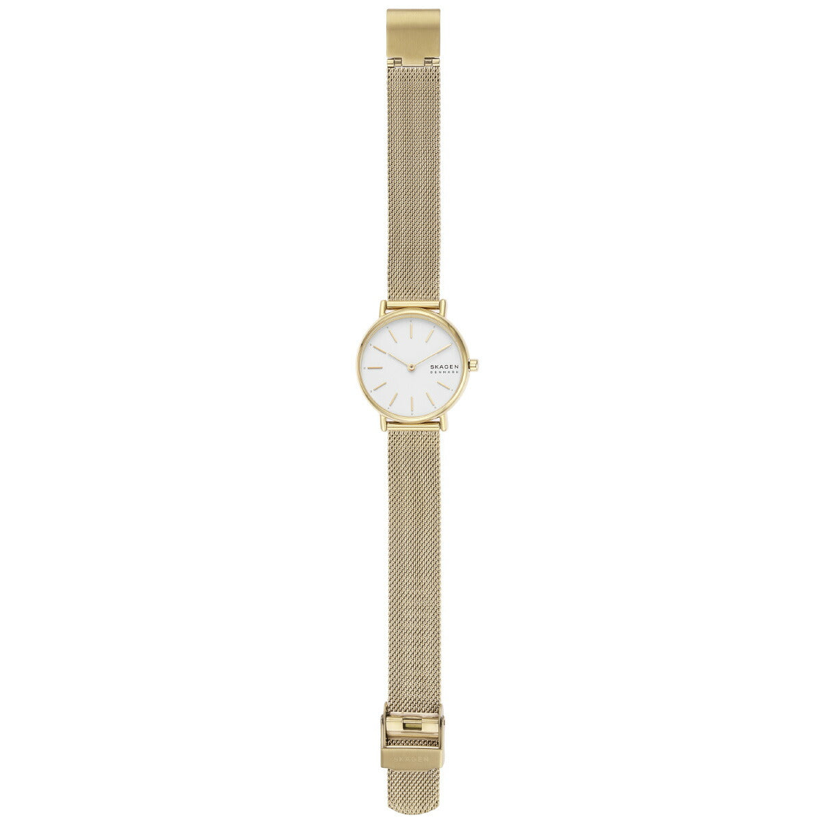 スカーゲン SKAGEN 腕時計 レディース SIGNATUR LILLE SLIM ゴールドトーン スチールメッシュウォッチ SKW2693