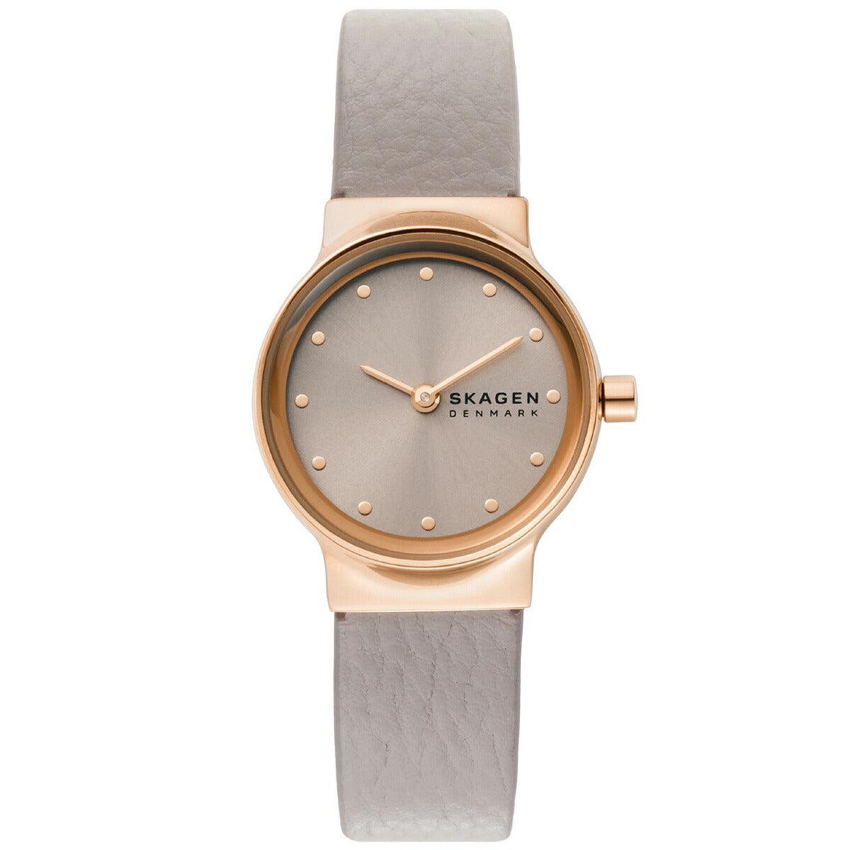 スカーゲン SKAGEN 腕時計 レディース FREJA LILLE 二針 グレーストーン LiteHideレザーウォッチ SKW3005