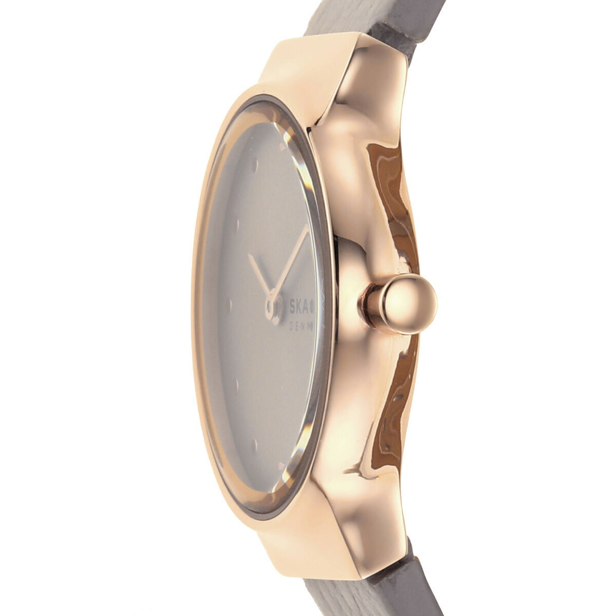 スカーゲン SKAGEN 腕時計 レディース FREJA LILLE 二針 グレーストーン LiteHideレザーウォッチ SKW3005