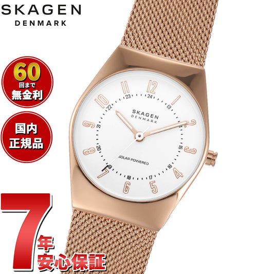 スカーゲン SKAGEN 腕時計 レディース GRENEN LILLE ソーラーパワー ローズゴールドトーン ステンレススチール メッシュウォッチ SKW3078
