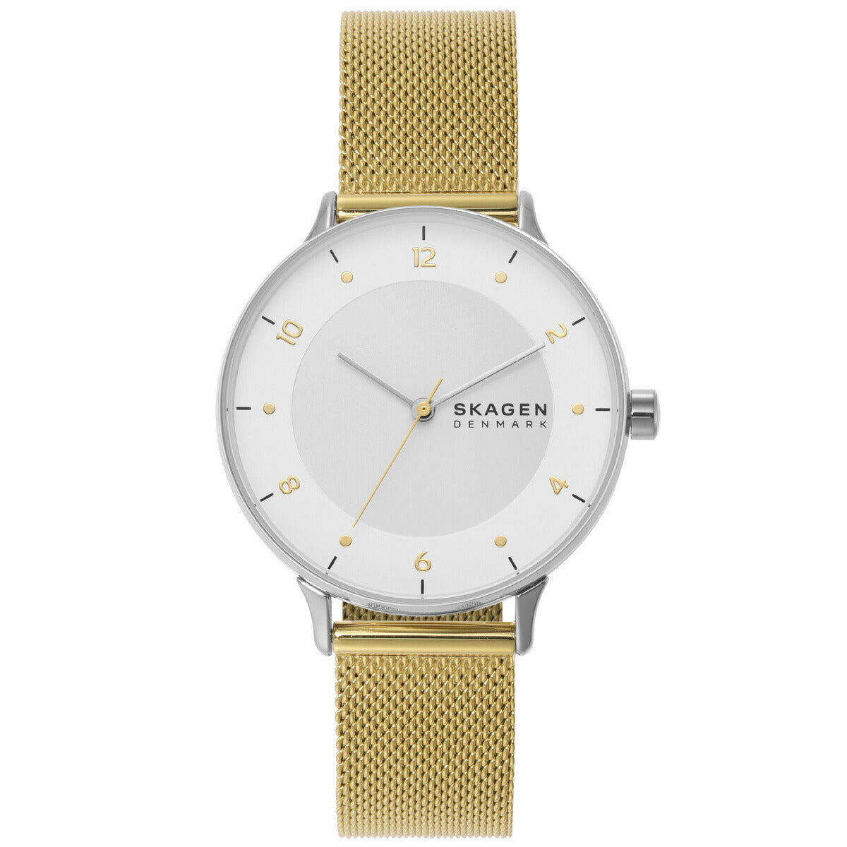 スカーゲン SKAGEN 腕時計 レディース RIIS 三針 ツートーン ステンレススチール メッシュウォッチ SKW3092