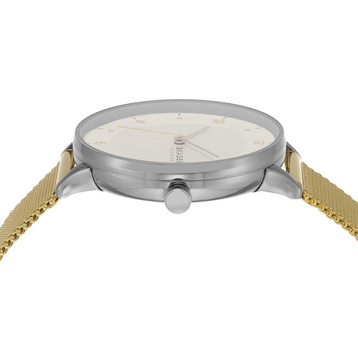 スカーゲン SKAGEN 腕時計 レディース RIIS 三針 ツートーン ステンレススチール メッシュウォッチ SKW3092
