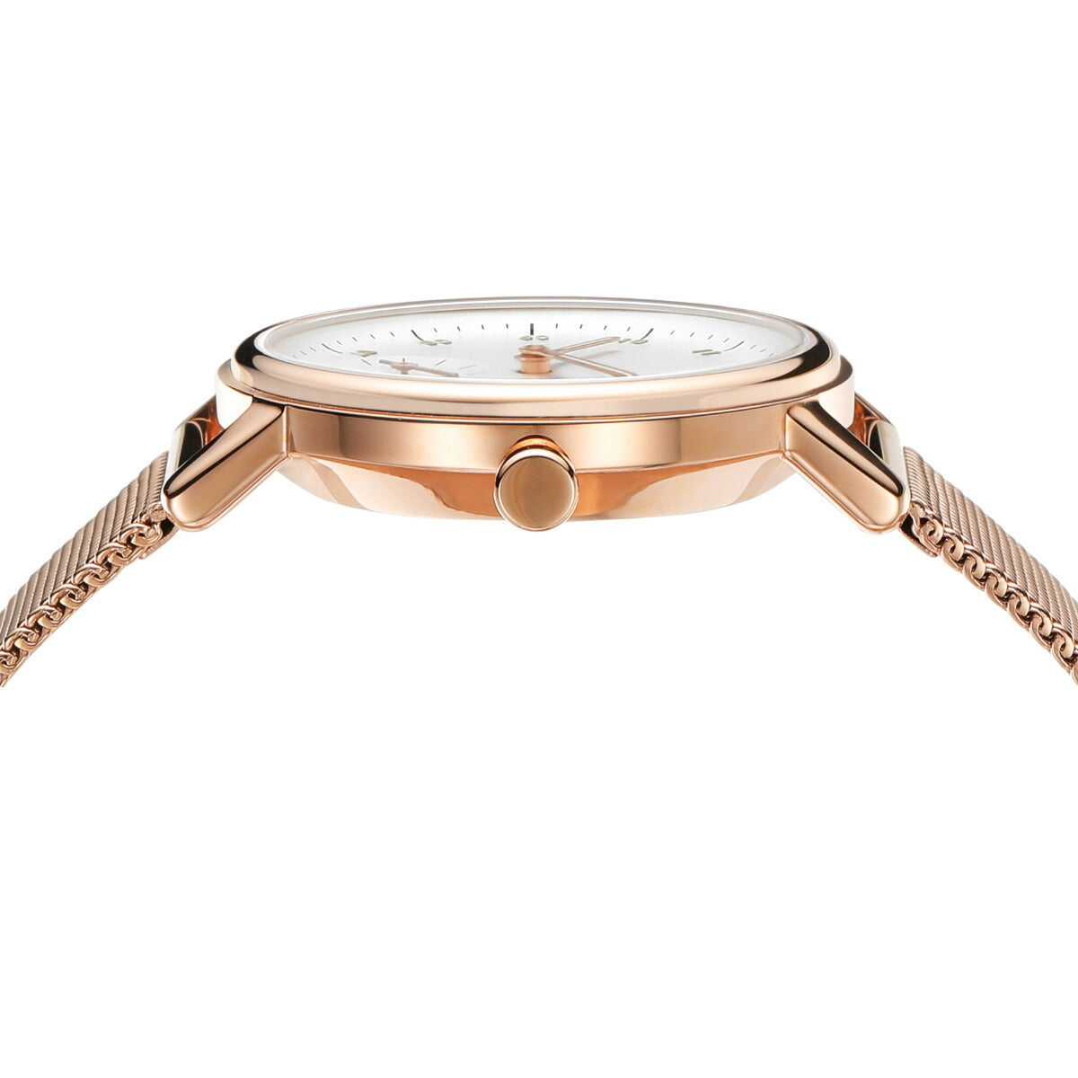 スカーゲン SKAGEN 腕時計 レディース KUPPEL LILLE 二針 サブセコンド ローズゴールドトーン ステンレススチール メッシュウォッチ SKW3099