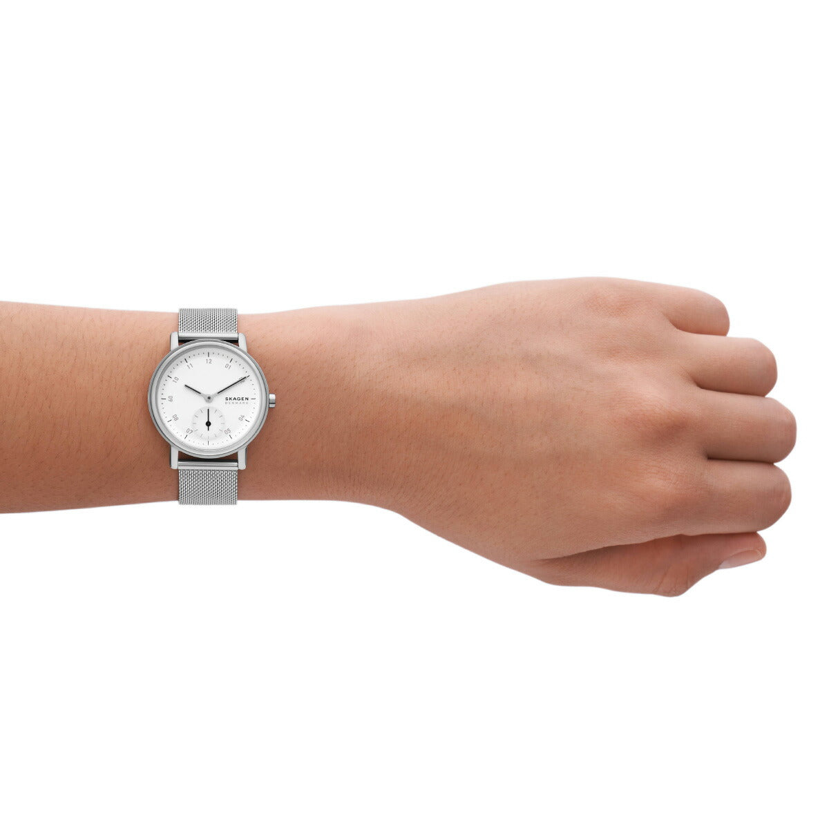 スカーゲン SKAGEN 腕時計 レディース KUPPEL LILLE 二針 サブセコンド ステンレススチール メッシュウォッチ SKW3100