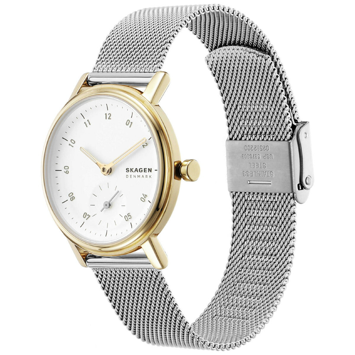 スカーゲン SKAGEN 腕時計 レディース KUPPEL LILLE 二針 サブセコンド ステンレススチール メッシュウォッチ SKW3101
