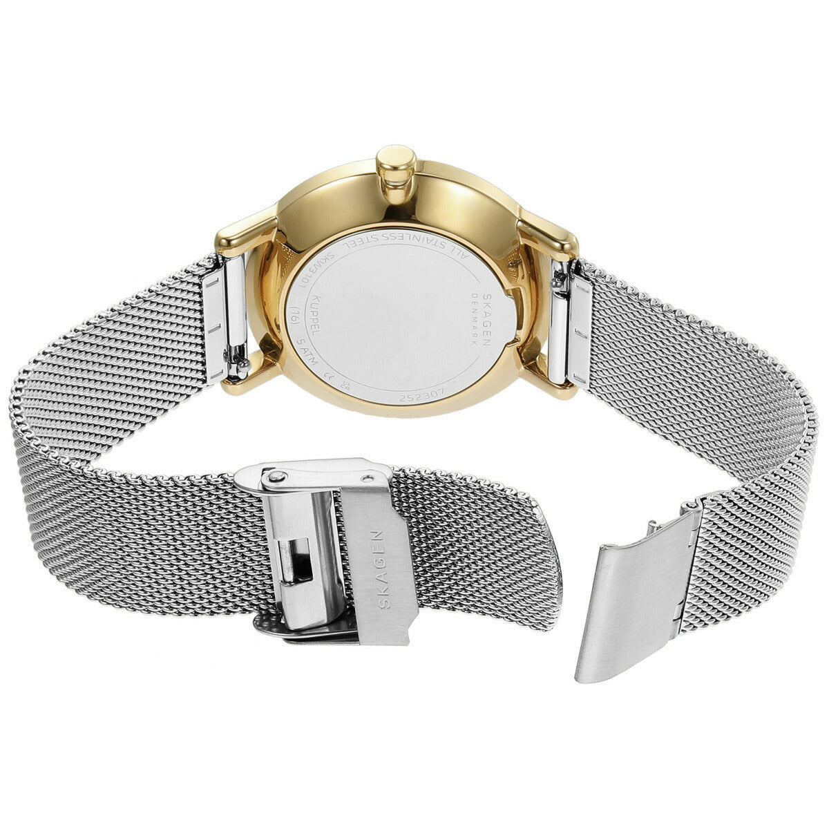 スカーゲン SKAGEN 腕時計 レディース KUPPEL LILLE 二針 サブセコンド ステンレススチール メッシュウォッチ SKW3101