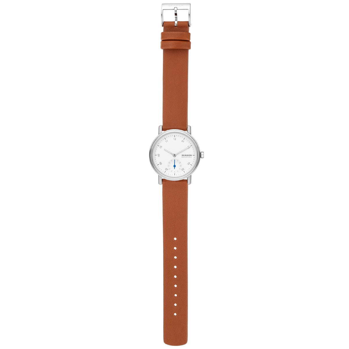 スカーゲン SKAGEN 腕時計 レディース KUPPEL LILLE 二針 サブセコンド ブラウン レザーウォッチ SKW3103
