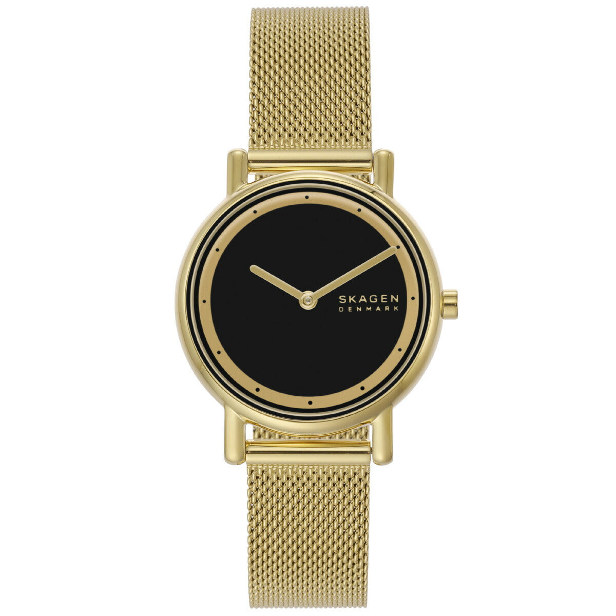 スカーゲン SKAGEN 腕時計 レディース SIGNATUR LILLE 二針 ゴールドトーン ステンレススチール メッシュウォッチ SKW3111