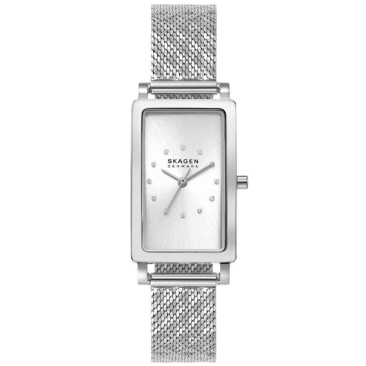 スカーゲン SKAGEN 腕時計 レディース HAGEN 三針 シルバートーン ステンレススチール メッシュウォッチ SKW3115