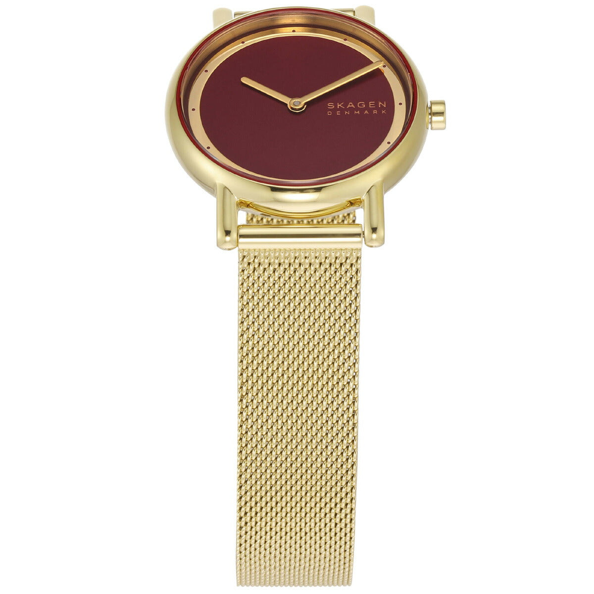 スカーゲン SKAGEN 腕時計 レディース SIGNATUR LILLE 二針 ゴールドトーン ステンレススチール メッシュウォッチ SKW3117