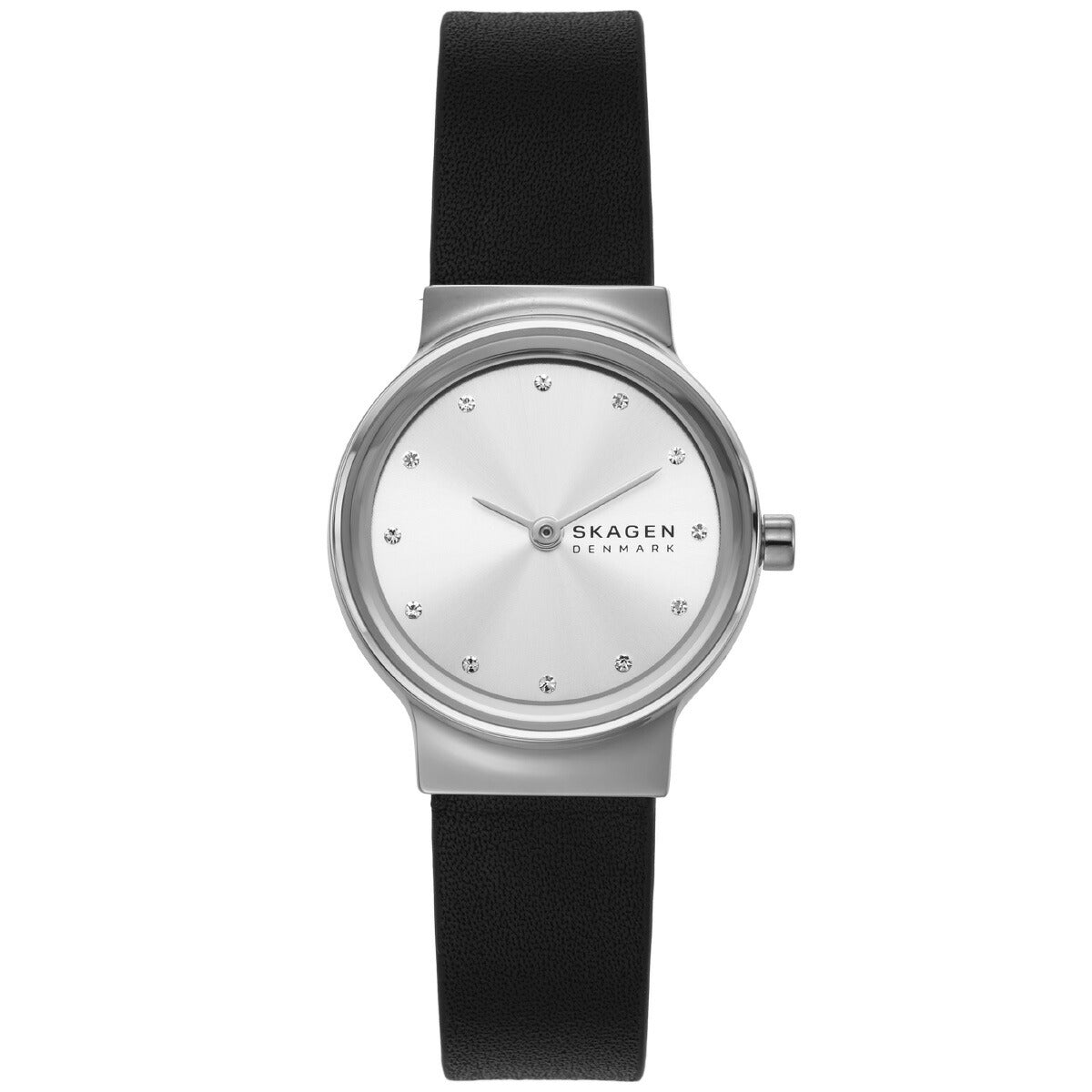 スカーゲン SKAGEN 腕時計 レディース FREJA LILLE 二針 ブラックレザーウォッチ SKW3119