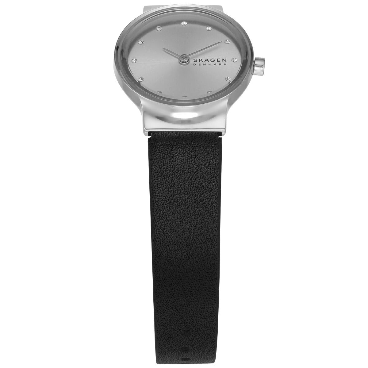 スカーゲン SKAGEN 腕時計 レディース FREJA LILLE 二針 ブラックレザーウォッチ SKW3119
