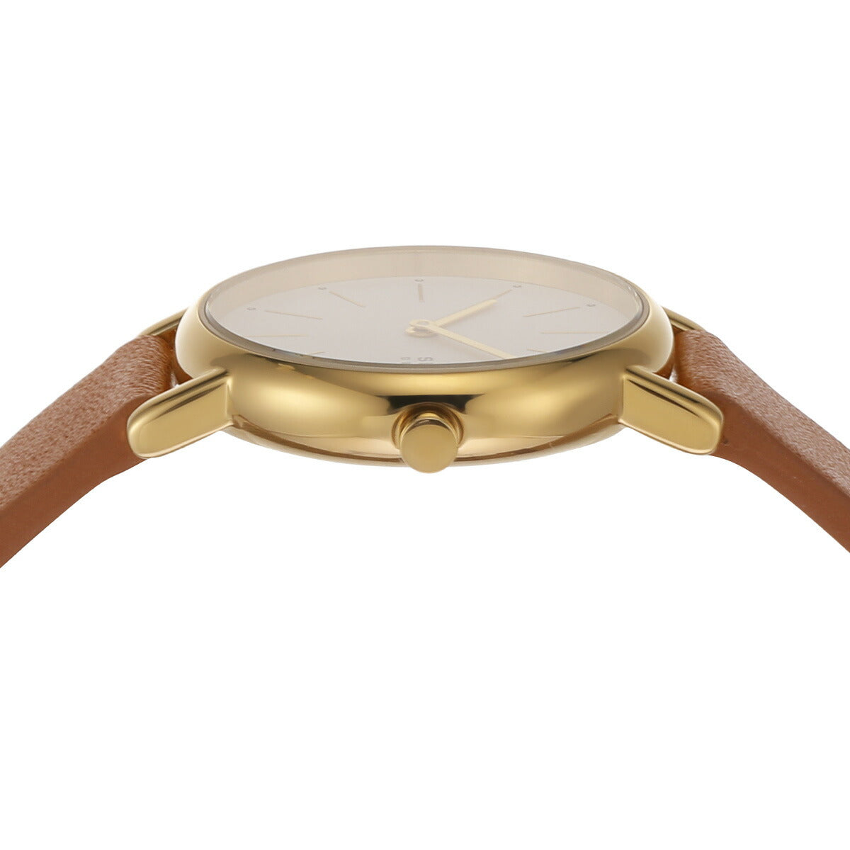スカーゲン SKAGEN 腕時計 レディース SIGNATUR LILLE 二針 ブラウン レザーウォッチ SKW3121